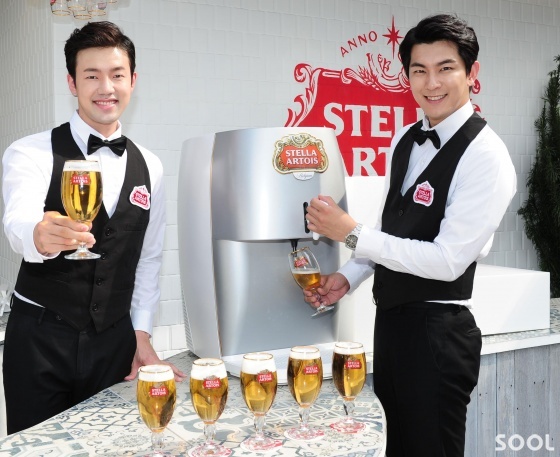 “이제 노바로 스텔라 생맥주 즐기세요”
