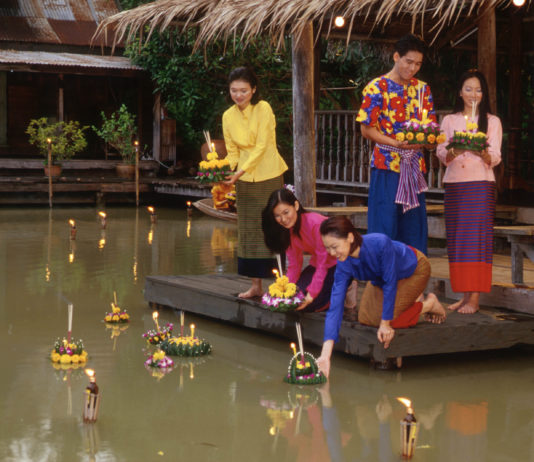 LoiKrathong Festival 2018 in Thailand