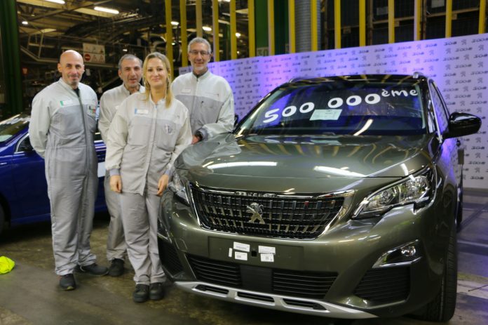 프랑스 소쇼 공장, 푸조 3008 SUV