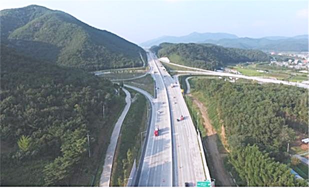 활천나들목 (부산기점 57km) 전경