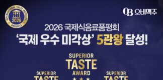 오비맥주, 국제식음료품평회서 5관왕
